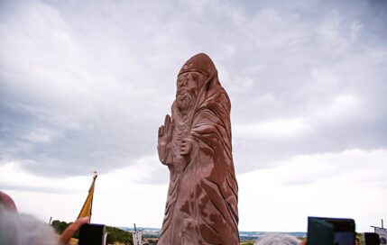 Inauguration de la statue de Saint Nicolas